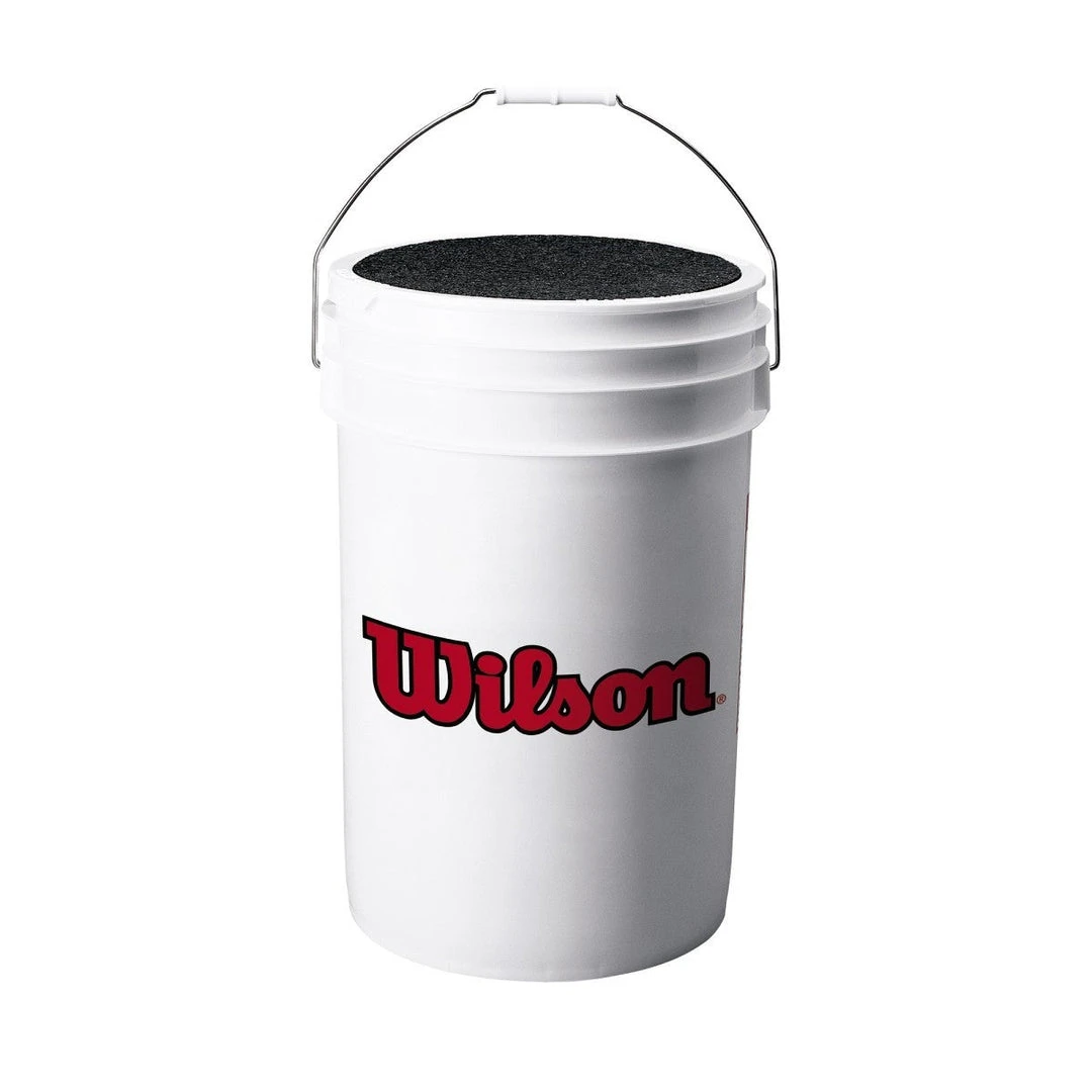 WILSON SPORTING GOODS Baseball & Softball Wilson Ball Bucket White W/Lid
