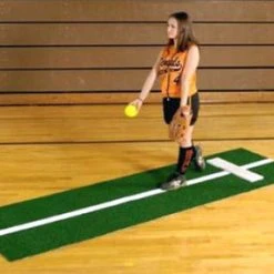 PROPER PITCH SOFTBALL MAT W/STRIDE LINE Baseball & Softball