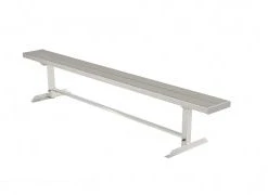 OUTDOOR ALUMINUM Outdoor Field Equipment PORTABLE HEAVY DUTY PLAYER BENCH NO BACK (15')