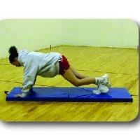 HADAR MFG INC PERSONAL FOLDING EXERCISE MAT (2' X 5') P.E. Equipment