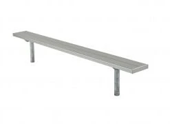 OUTDOOR ALUMINUM PERMANENT HEAVY DUTY PLAYER BENCH NO BACK (21')
