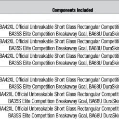 BISON INC Basketball COMPETITION PKG STATIONARY (6'-8' EXT)