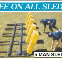 PRO TEAM / DUMMIES & SLEDS Football PROTEAM® 7-MAN BLOCKING SLED