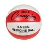 CHAMPION SPORTS CHAMPION LEATHER MEDICINE BALL (4.40 LBS.)